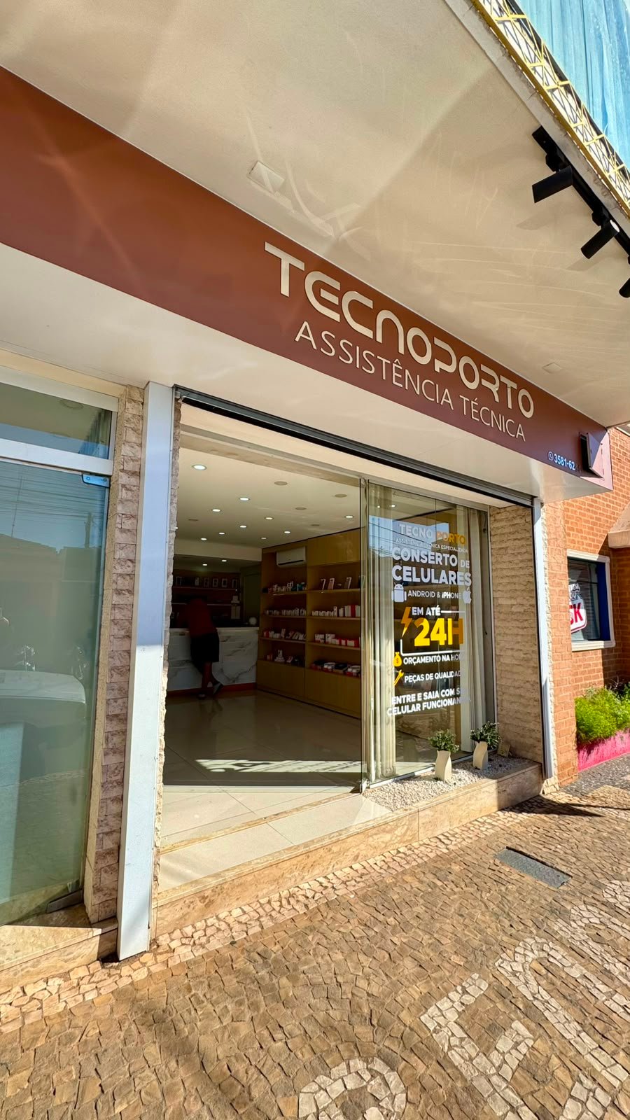 Fachada da Tecnoporto Assistência Técnica
